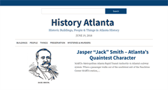 Desktop Screenshot of historyatlanta.com